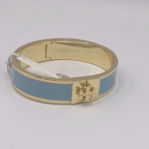 Tory Burch Jewelry - Tory Burch Enamel Hinged Cuff Bracelet